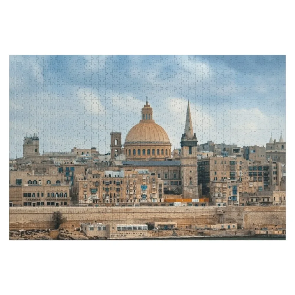 

Valletta - the capital of Malta. View from Sliema Jigsaw Puzzle Custom Gifts Custom Photo Wooden Animal Jigsaw For Kids Puzzle