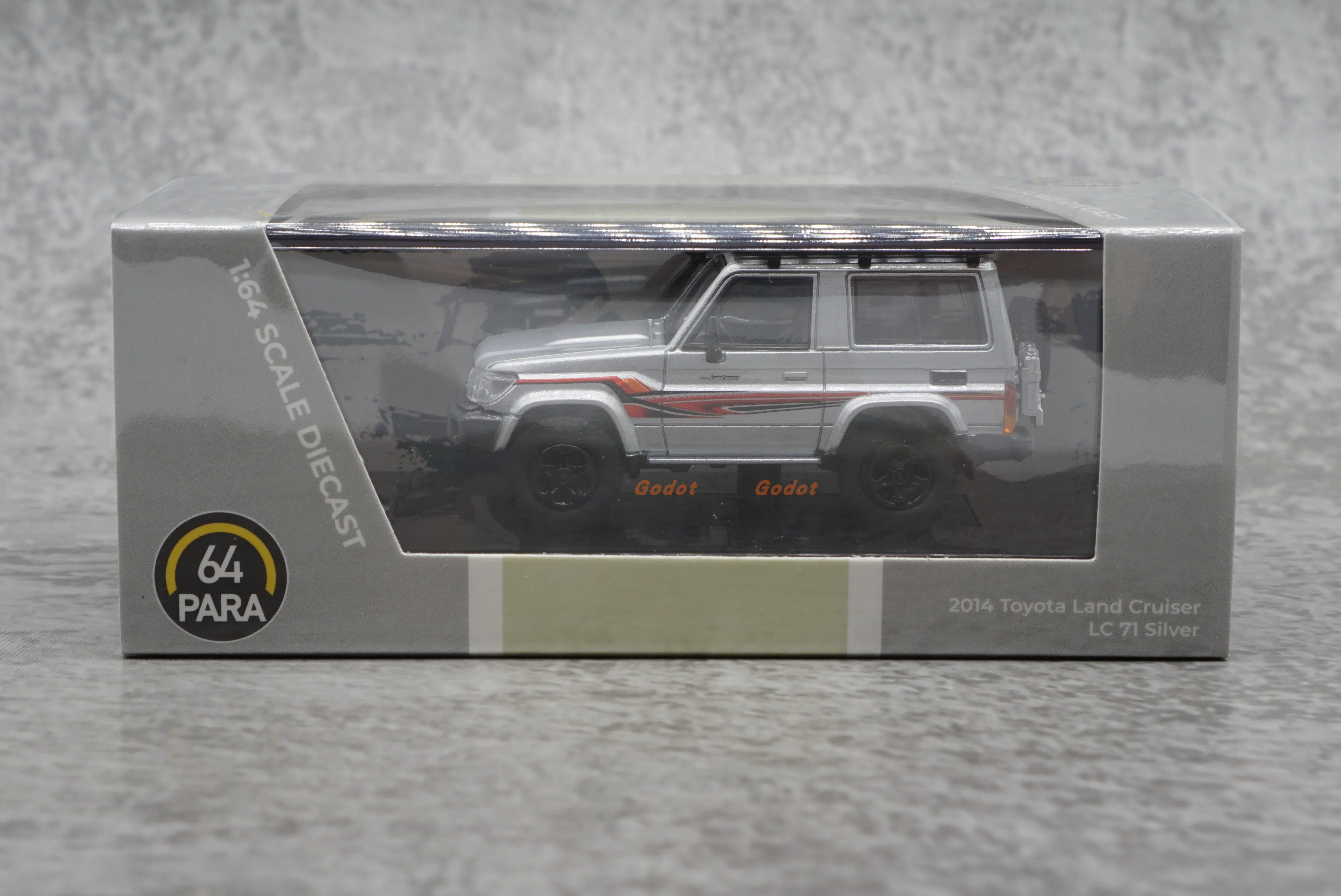 Para 1/64 land cruiser lc71 legierung auto modell spielzeug