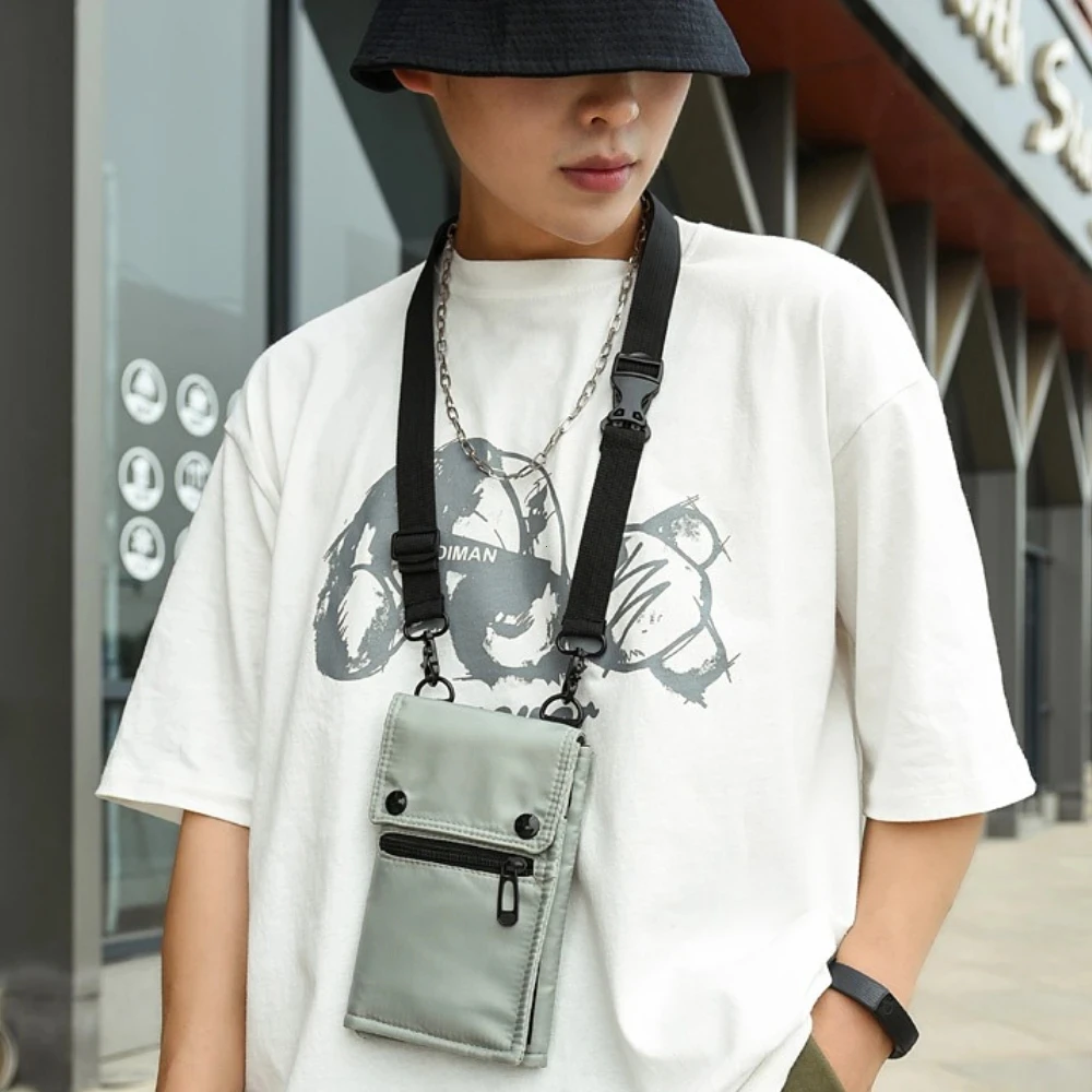 1 Pcs Waterproof RFID Nylon storage bag Travel document Card passport Bag Neck Wallet Money Document Card Passport Pouch