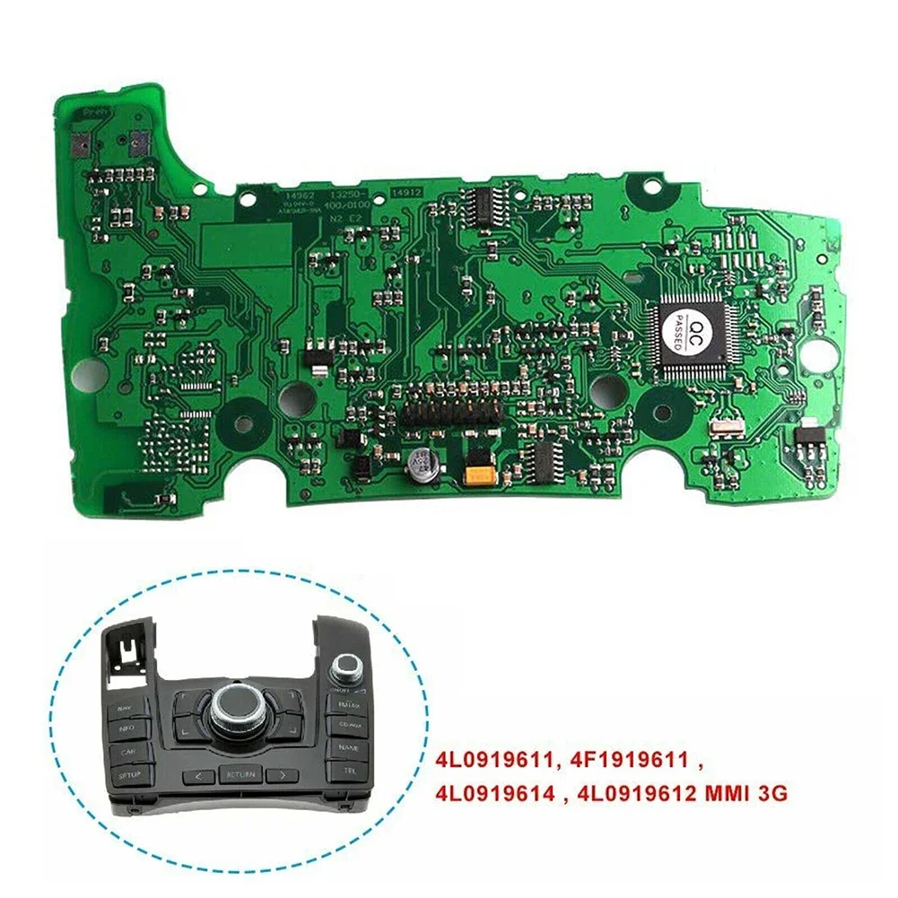 Panel Navigation Control Plastic Green Multimedia 1pcs 4F1919611 4L0919612 Circuit Board Brand New Replacement