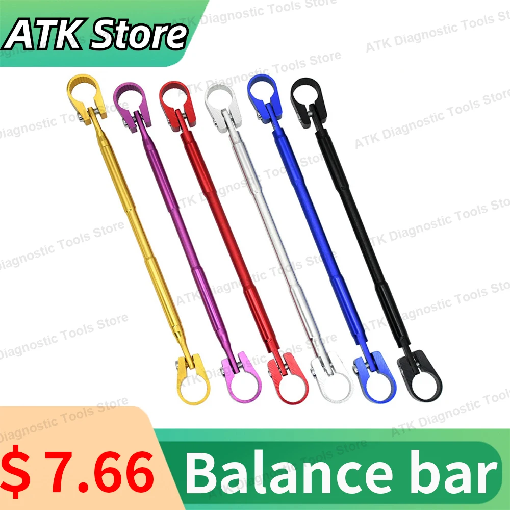 

Universal Motorcycle Strengthen Balance Bar CNC Motorbike 22mm Handlebar Extender Clamp Bar Balance Beam Crossbar Set