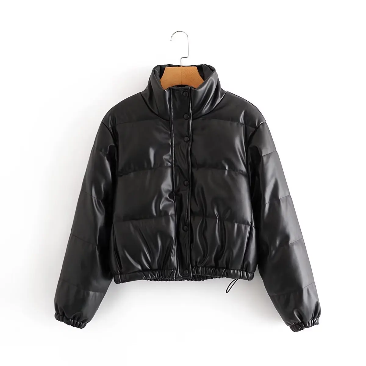 2025 Winter New Product Women's Wear Urban Leisure Imitation Leather Cotton Jacket Jacket