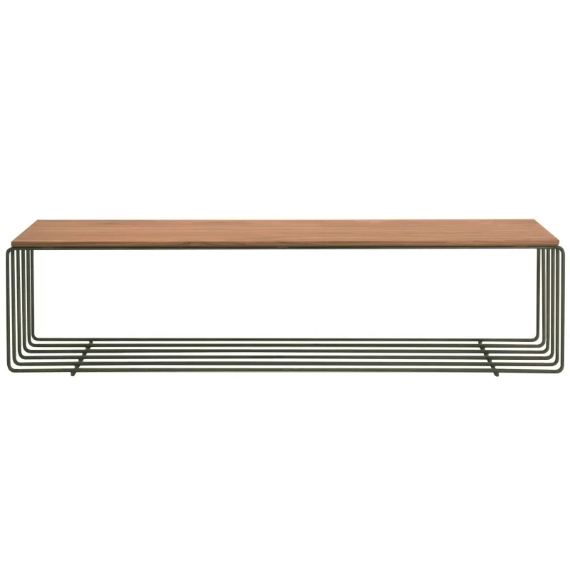 

Light luxury style solid wood industrial style coffee table bench corner table stool TV cabinet bench