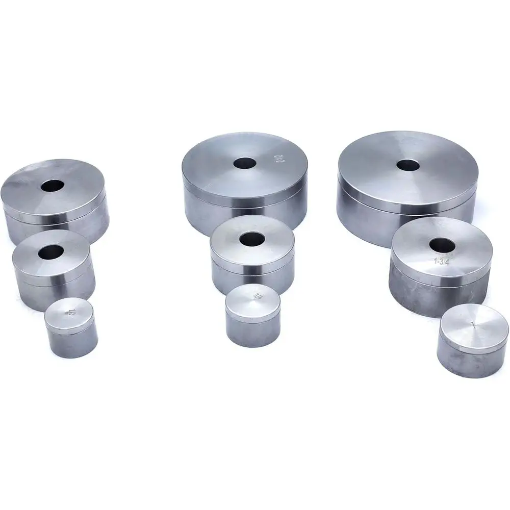 

9 Piece Dimple Die Set : 1/2", 3/4", 1", 1-1/4", 1-1/2", 1-3/4", 2", 2-1/2", 3"