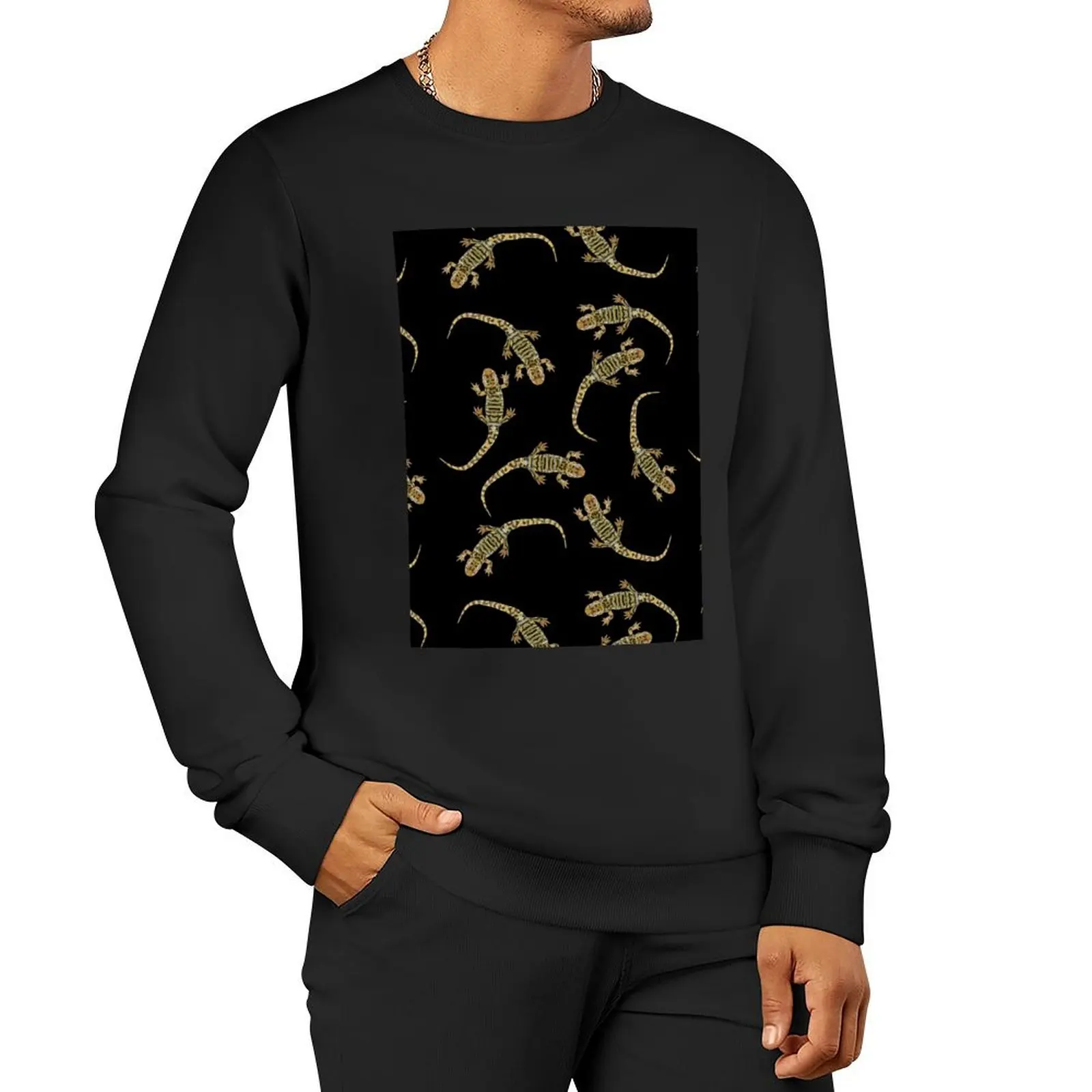 

Tiger Salamander Pattern Pullover Hoodie fashion men men's clothes mens designer clothes aesthetic sweatshirts