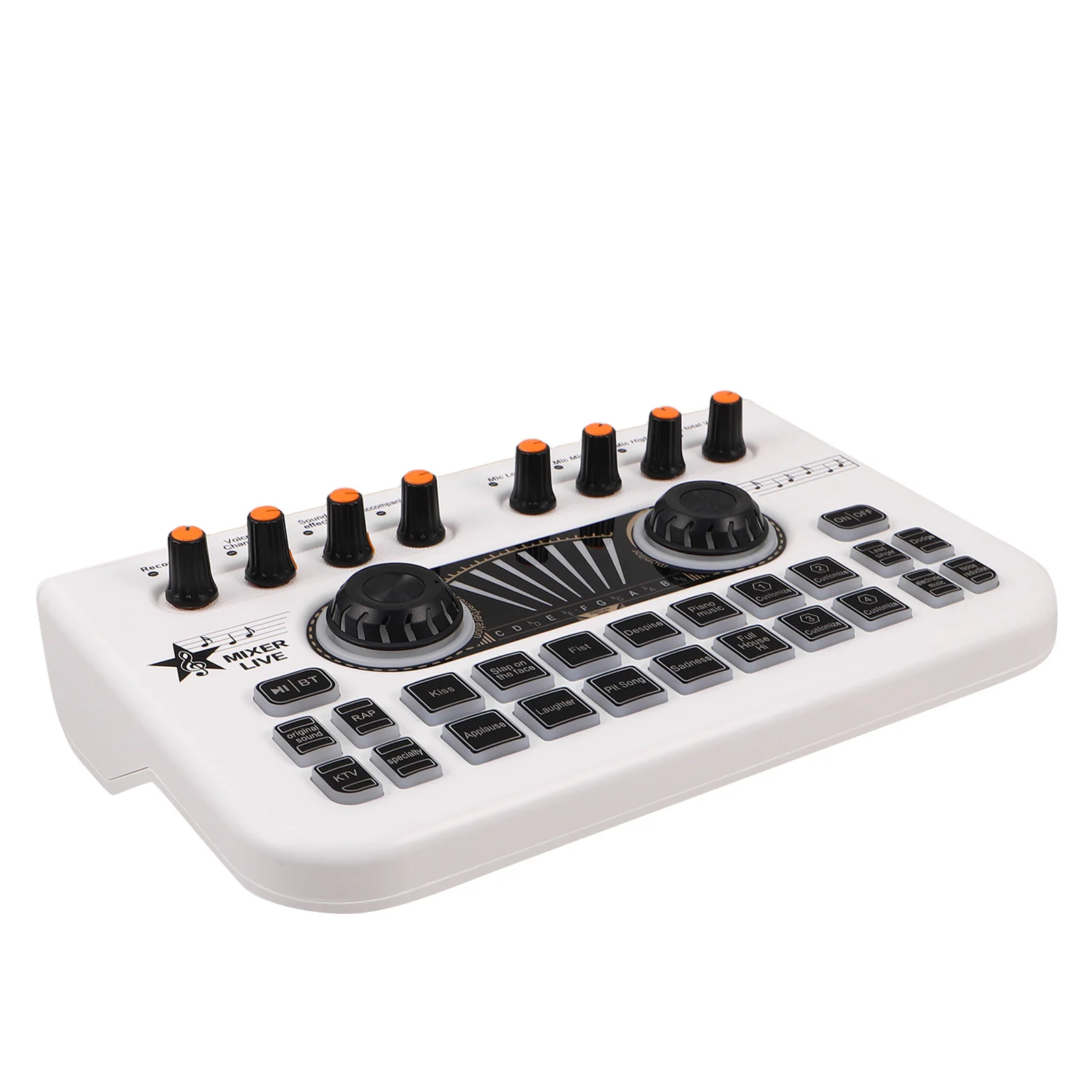 

Live Streaming Sound Card Dj Mixer Console Interface for Karaoke Voice Acting Recording Studio