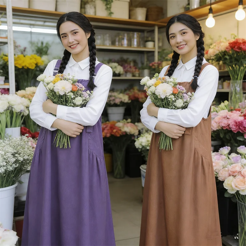 

Spring Summer Fashion Muslim Women Overalls Solid Color Simple Pockets Casual Female Dresses Suspender Dress Muslim Dubai Abaya