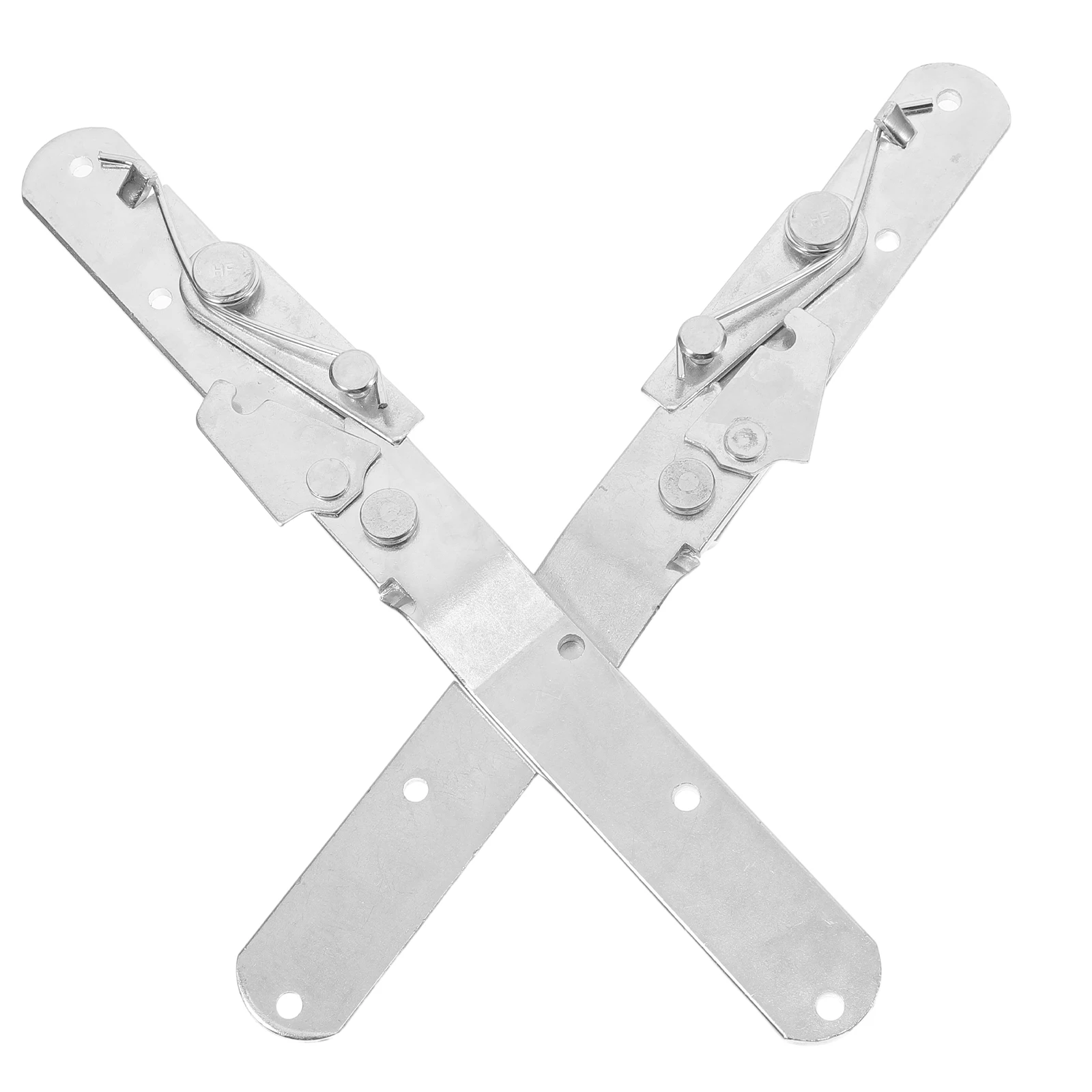 

2pcs Sofa Hinge Galvanized Folding Fitting Cabinet Hardware Adjustable Angle Heavy Duty Small Space Optimization Strong Spring