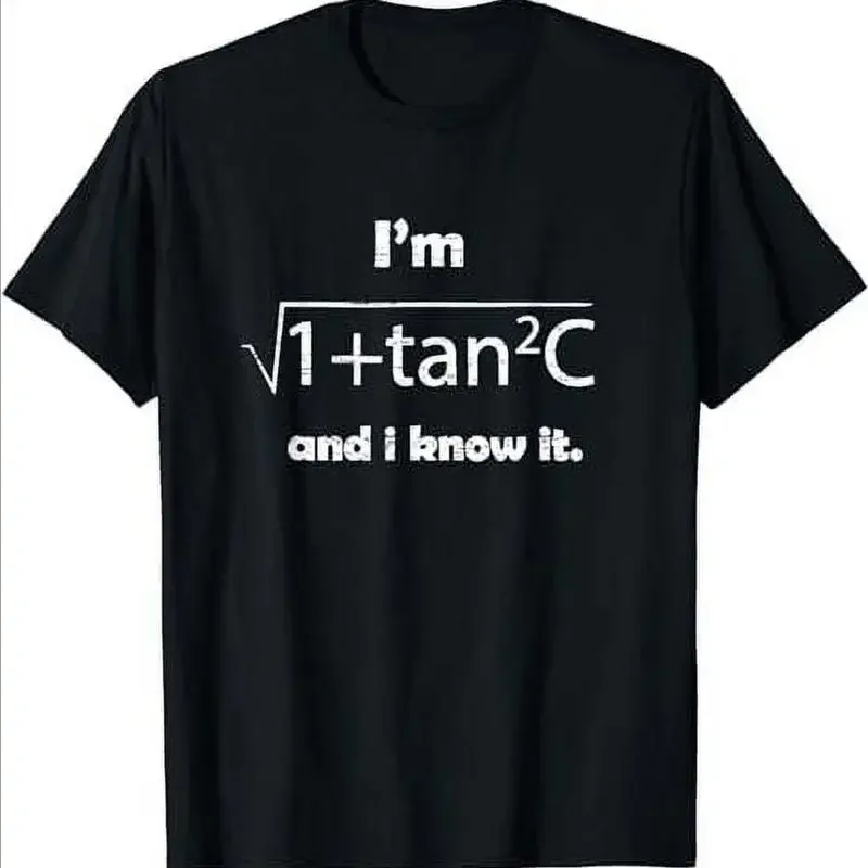 I'M Sexy Math Humor Sec C And I Know It Mathematics Love T Shirt