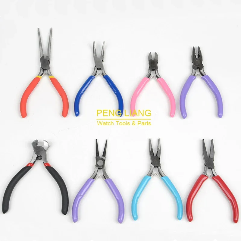 Инструменты для часов, ювелирный инструмент, ювелирный ювелир, набор плоскогубцев «сделай сам» * 8 шт. игольчатые плоскогубцы, кусачки