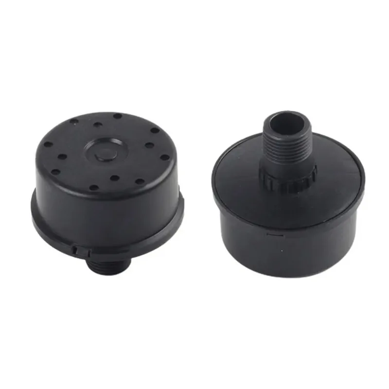 Durable 16/20mm Filter Male Thread Black Air Compressor Muffler Air Compressor Intake Pneumatic Tool Accessory Noise