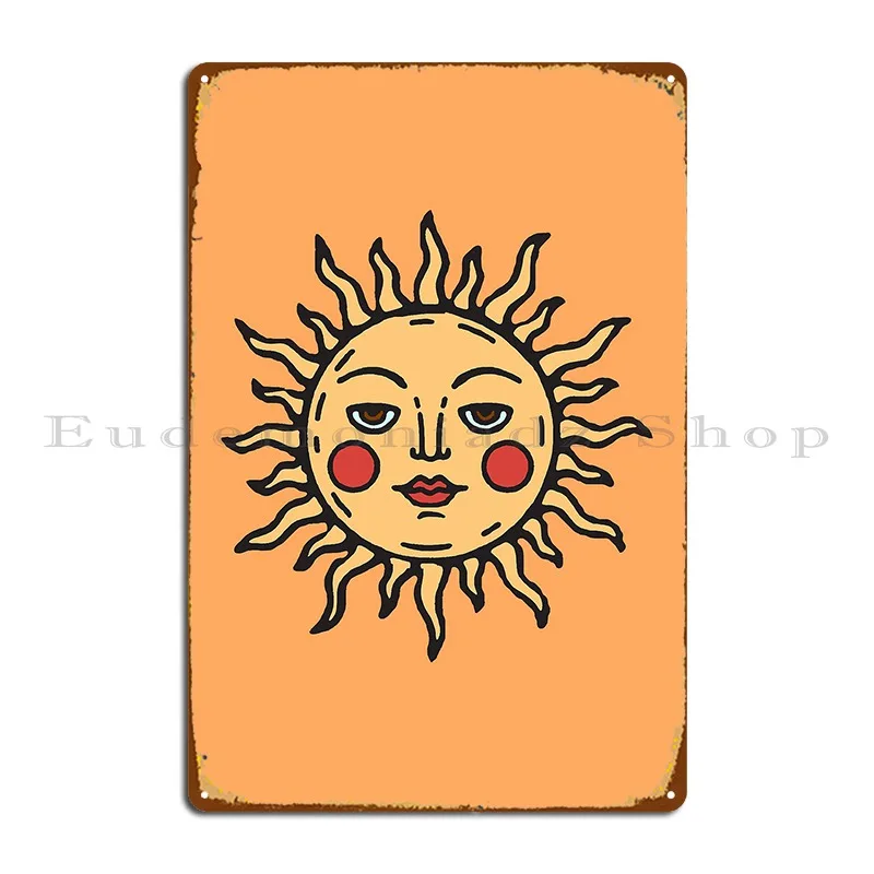 smug sun blush Metal Signs Wall Plaque Club Custom Living Room Painting Tin Sign Poster