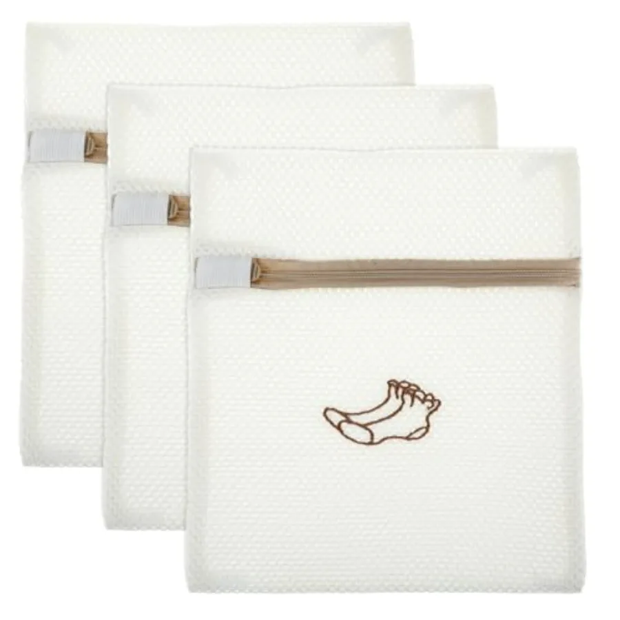 Set of Three Durable Mesh Laundry Bags