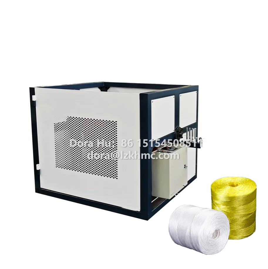 Pp Twine Twisted Rope Spool Winding Machine Inflow Twister Machine