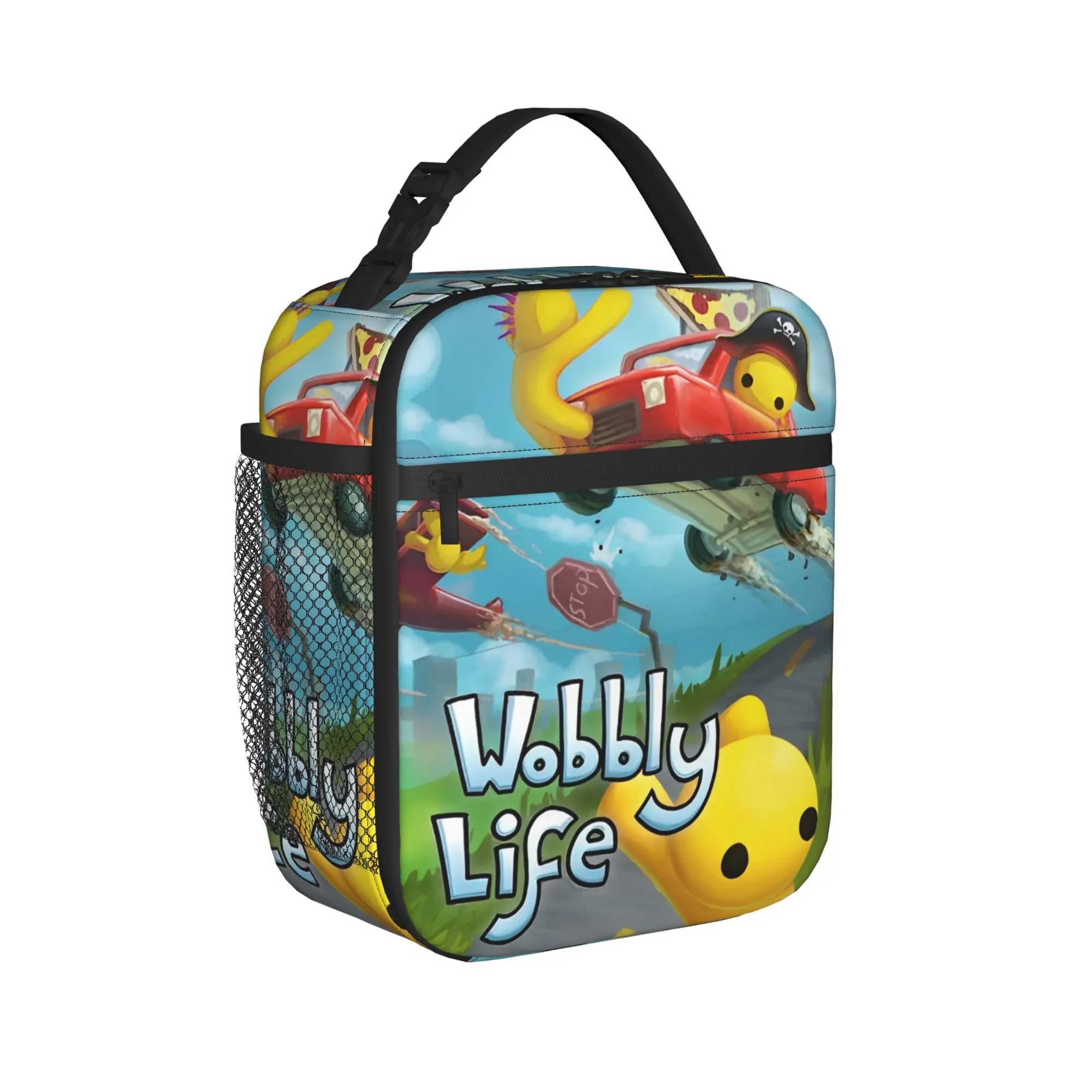 Wobbly Life Online Game Product Insulated Lunch Bag For School Office  Food Storage Bag Portable Cooler Thermal Lunch Boxes