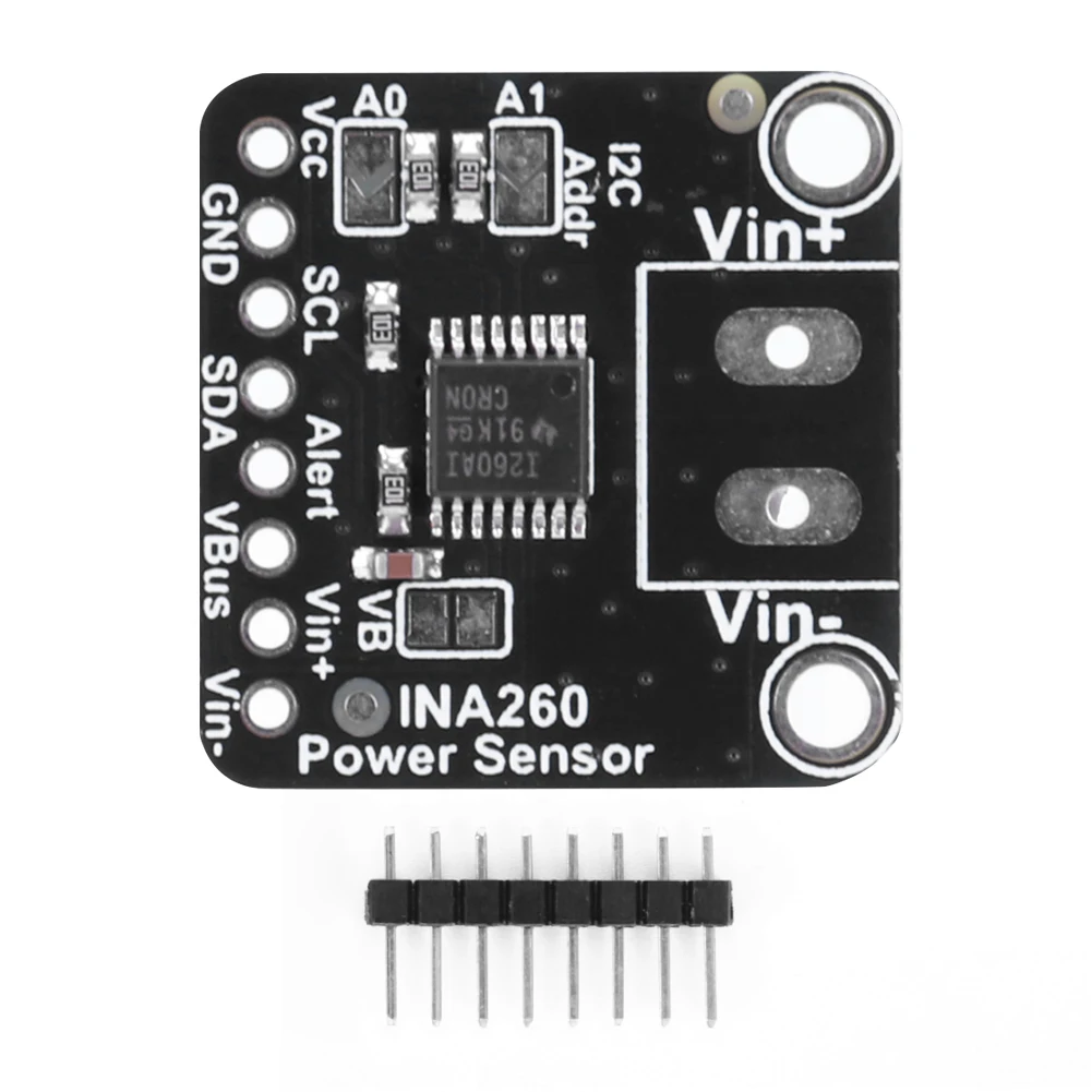 INA260 Detection Sensor Module High Precision High Or Low Side Voltage Current Power Sensor I2C Interface Low Power DC 3.3V-5V