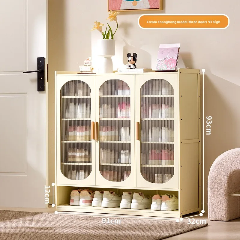 

Полка для обуви, многослойная прочная и долговечная простая занавеска для обувного шкафа с пылезащитным ремнем