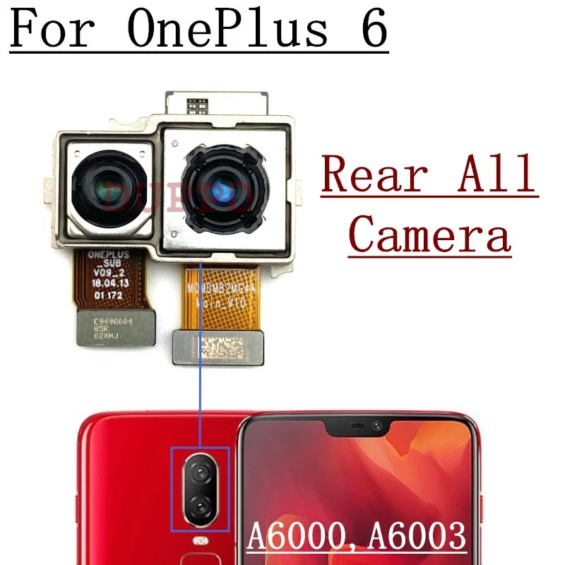 Rear Camera For OnePlus 1+ 7 7T Pro 6 6T 5 5T 3 3T Original Full Set Back Main Wide Camera Module Flex Spare Parts