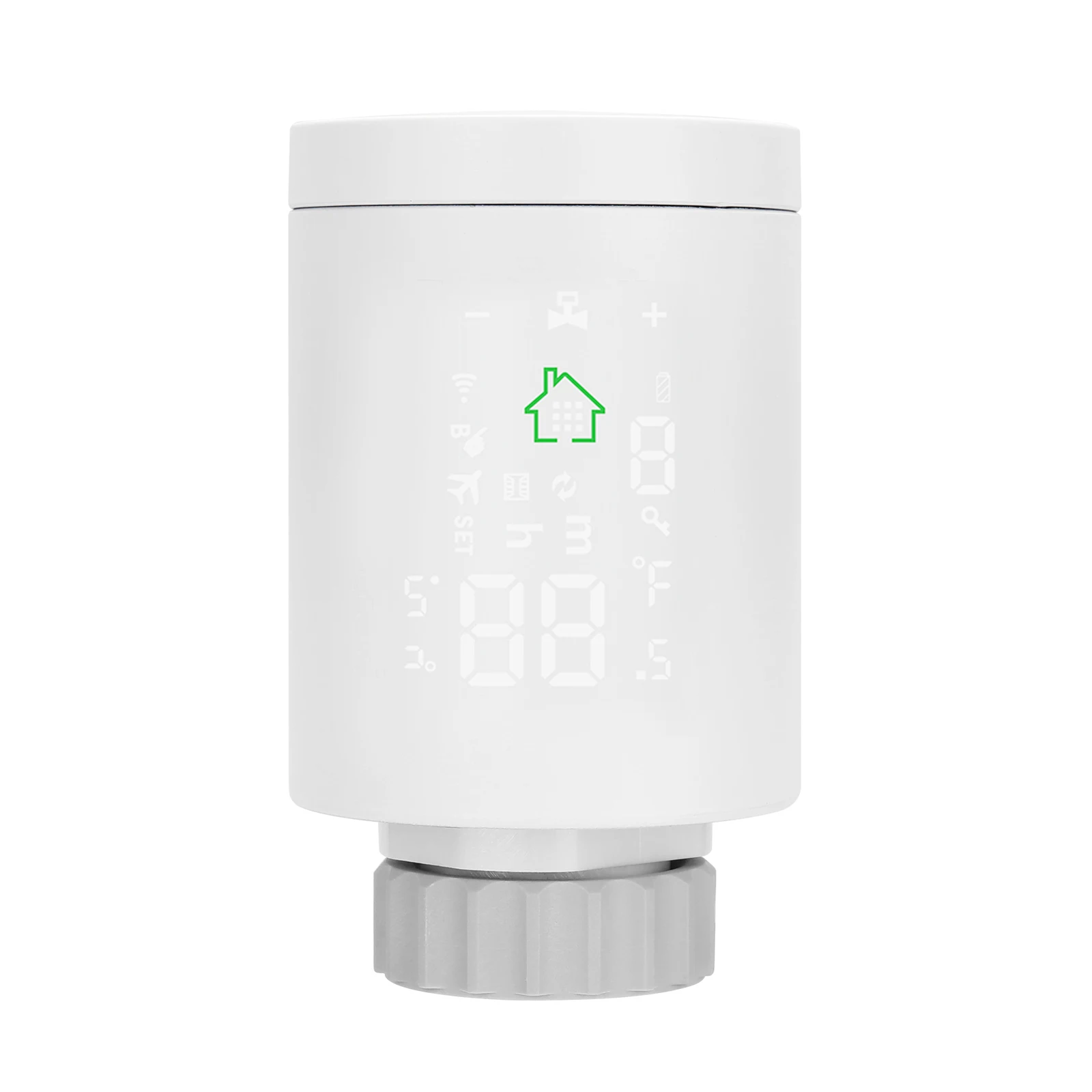 Tuya ZigBee Smart TRV Thermostat Actuator Radiator Valve Programmable Temperature Controller For Alexa Google Home Voice Control