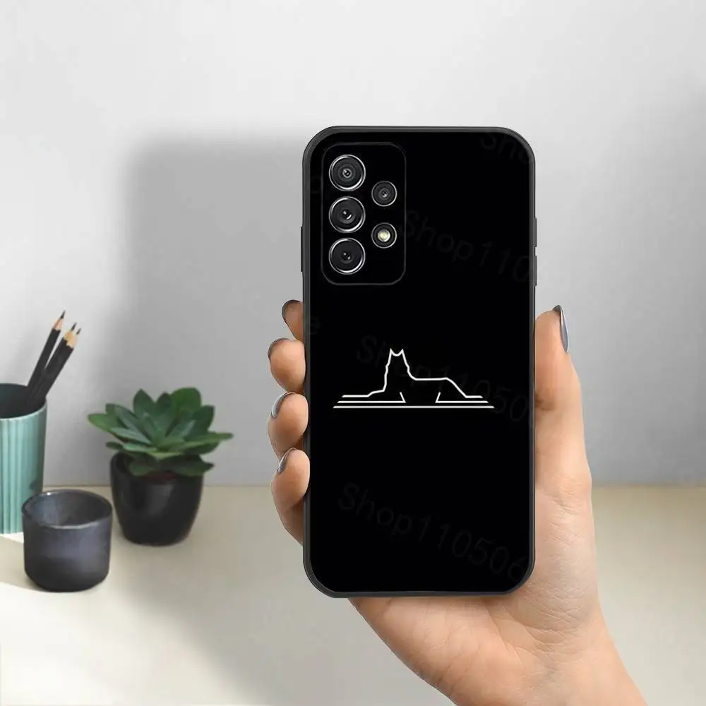 Bandeira arte c-chechen capa de telefone para samsung s25, s24, s23, s22, s21, s20, s10, ultra, plus, lite, fe, capa preta de silicone macio