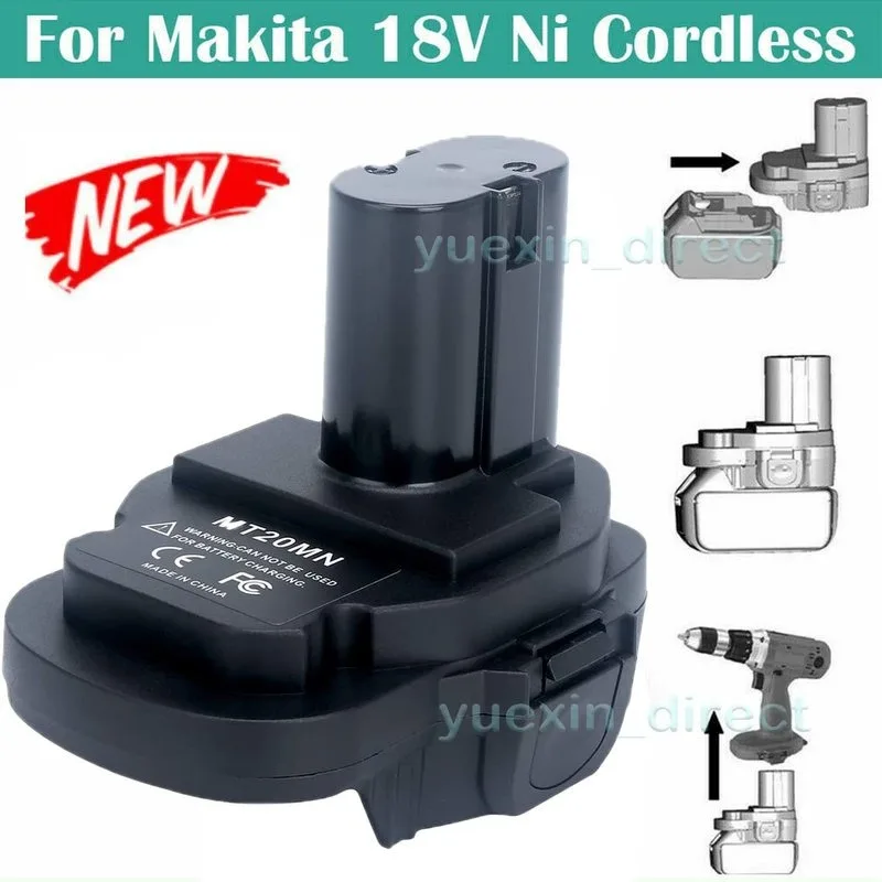 Battery converter for Makita 18V Li-ion to Makita 18V nickel battery adapter power tool accessories tool electric drill