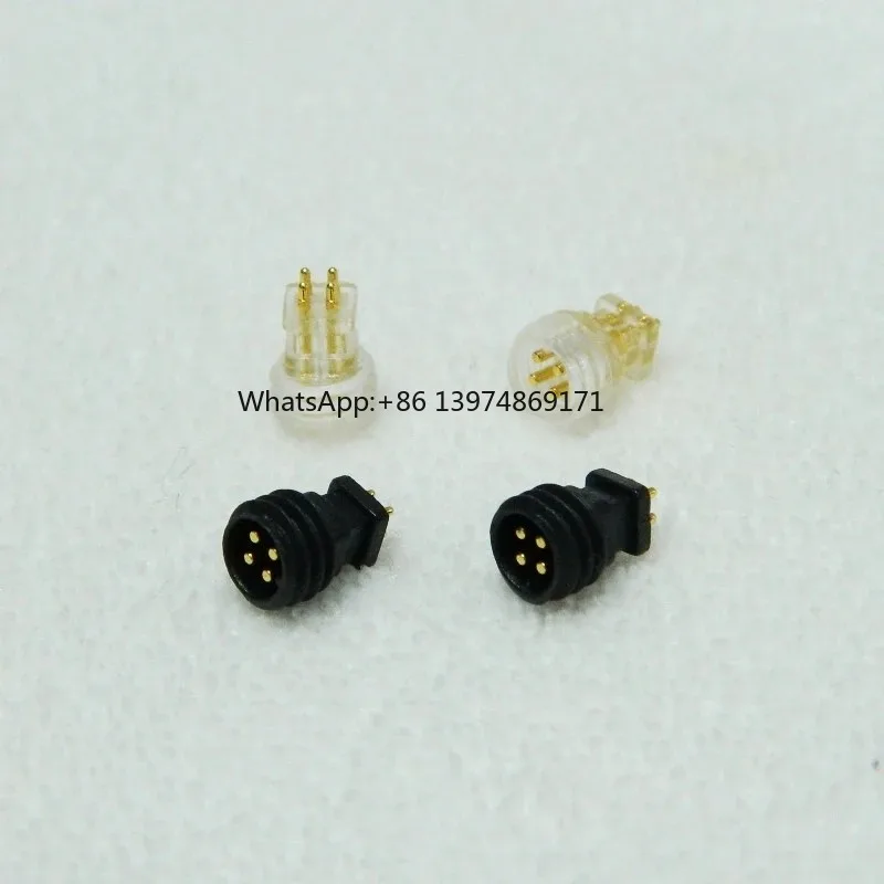 

1 Pair Female Male Port XLR Earphone Pin Headphone Plug DIY For JH AUDIO JH24 Roxanne 24 Iriver AK R03 AKR02 UM PP6 Connector
