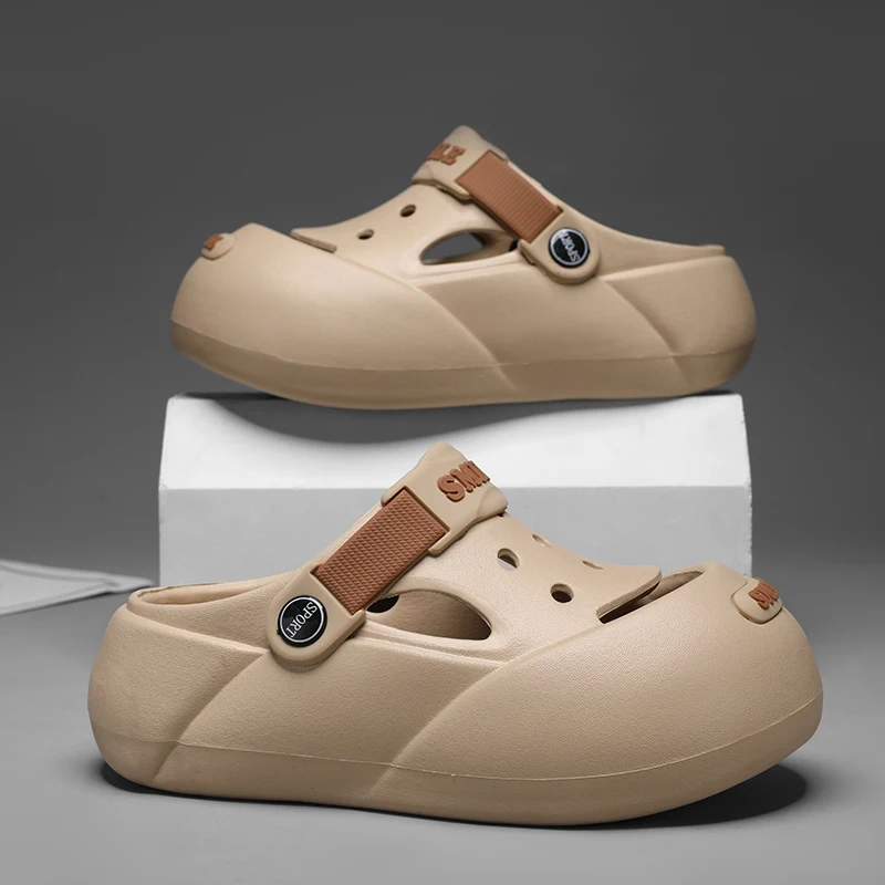 

A pair of children's summer soft different flip-flops, comfortable and lightweight cute hole shoes, size 24/25-34/35，RA-3013-6