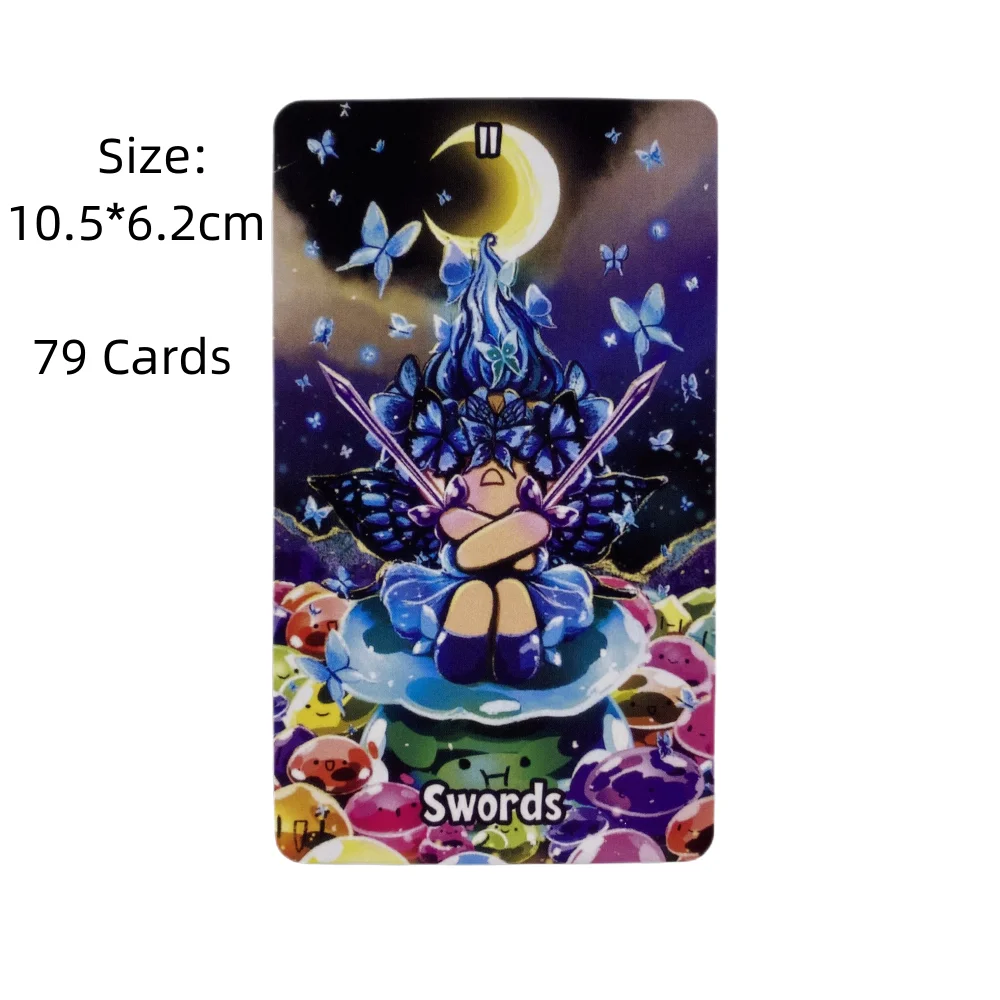 78 قطعة/المجموعة جديد كوكي ستوري بطاقة التارو مقاوم للماء دائم المنزل مجلس لعبة الملحقات