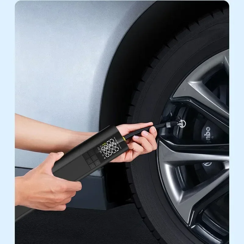Portable Intelligent Car Inflator High-precision Air Pressure Sensor Real-time Tire Air Pressure Detection Safe Air Replacement