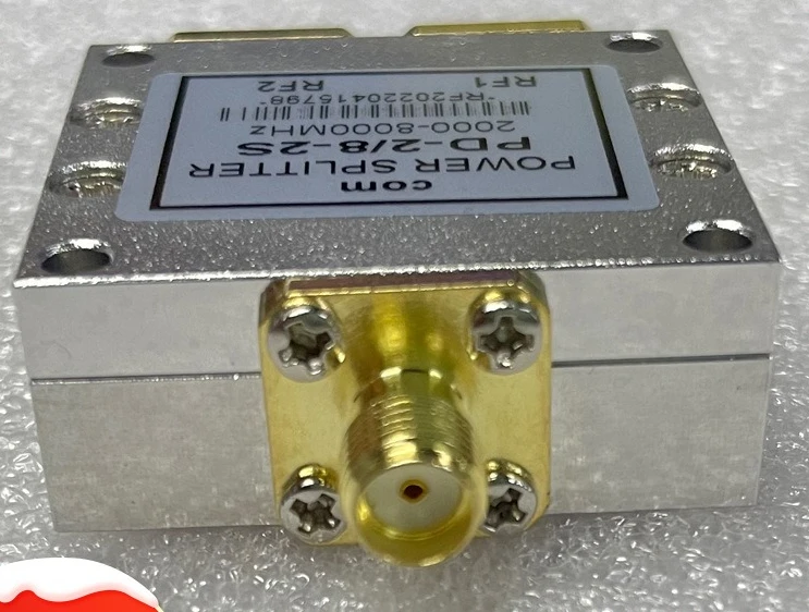 Direct Microstrip Power Divider 2.4-5 1/2 2-8G Female 10w 2000-8000MHz 50Ω (Hz) Loss ≤ 0.3dB (V)