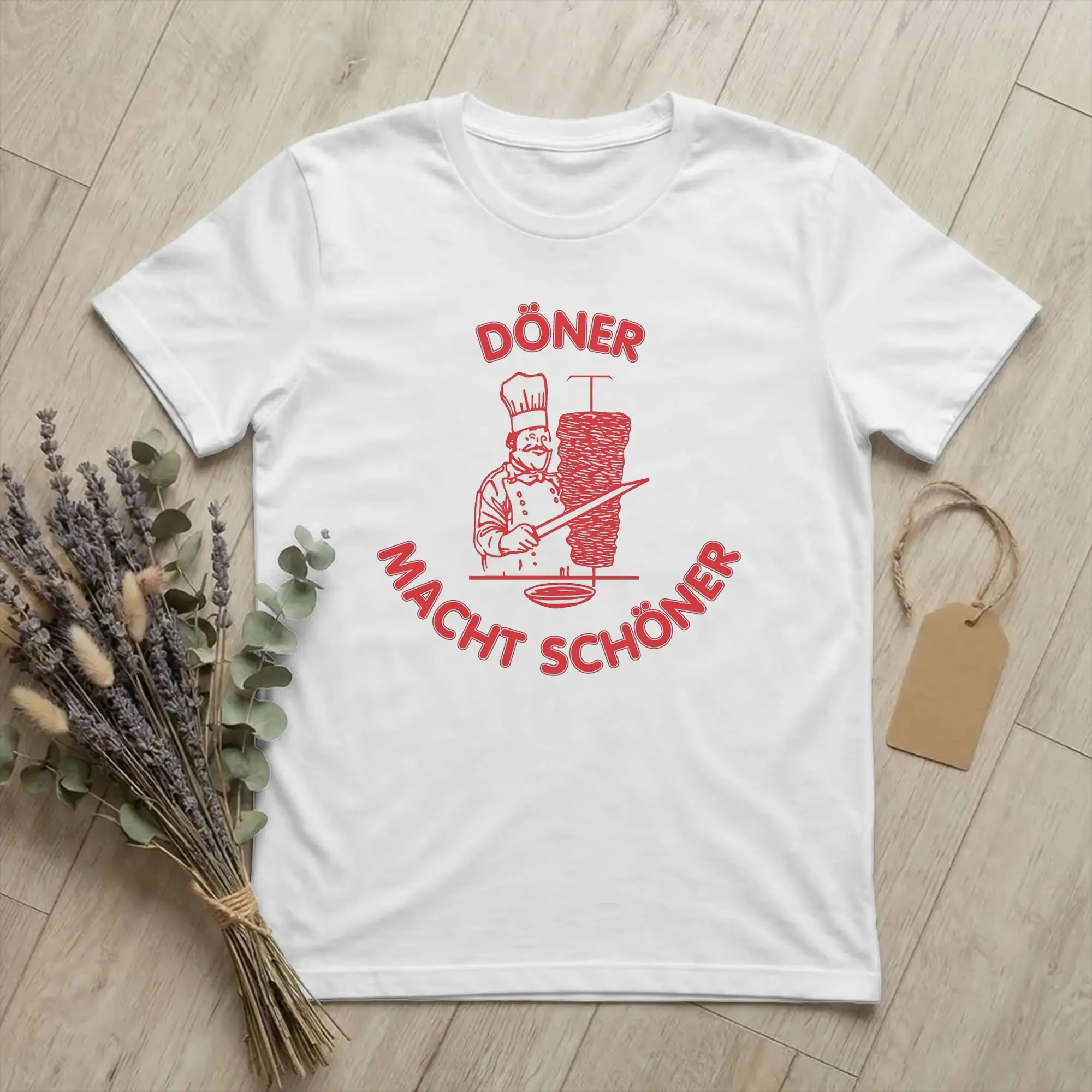 Doner Kebab Men's T Shirt fast food tasty german Creative Tees Short Sleeve Crew Neck T-Shirts Pure Cotton 4XL 5XL 6XL merch