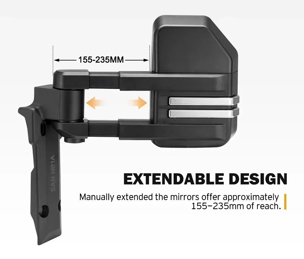 زوج مرايا سحب جانبية قابلة للتمديد LC79 مرايا سحب لسيارة لاند كروزر 70-79 1984-2023 #1