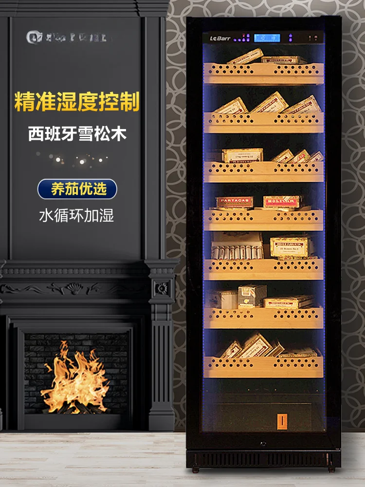 Cigar cabinet constant temperature and humidity household cigar moisturizing cabinet red wine cigar  tea cabinet ice bar