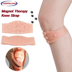 Magnet Therapy Knee Pain Relief and Patella Stabilizer, Joelho Strap Brace Suporte para caminhadas, futebol, corrida, voleibol, agachamentos, 1pc