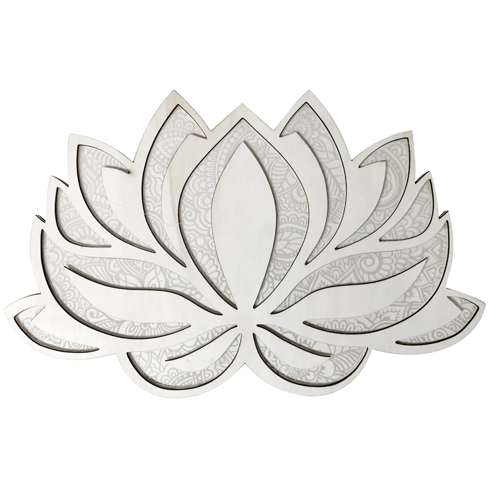 LED-lamp Batterij-aangedreven Ornament 3D Kleurveranderende Mandala Lotus Universele Home Decor USB Slaapkamer Yoga Kamer Nachtlampje Plat