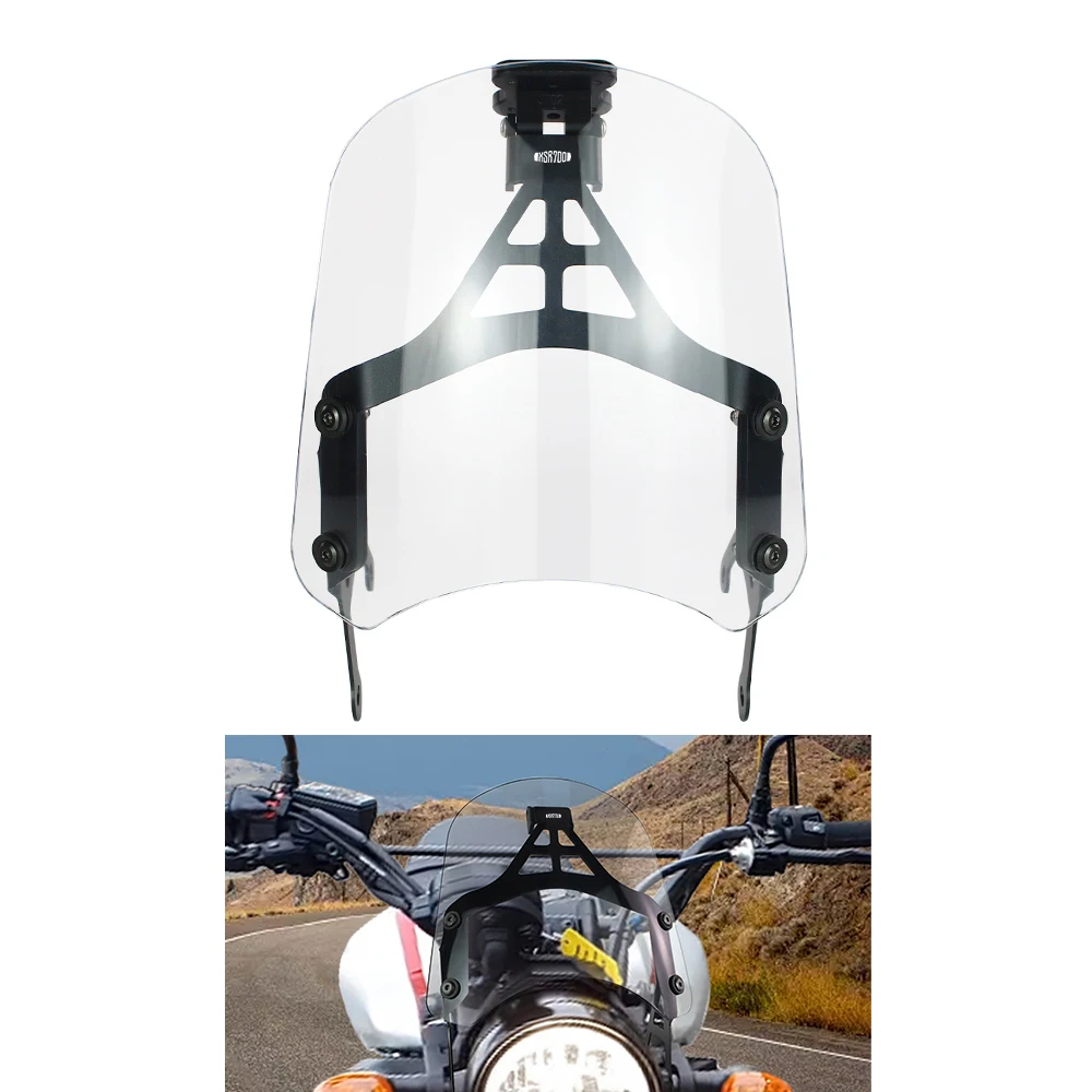 

For Yamaha XSR700 2016 2017 2018 2019 2020 2021 XSR 700 Motorcycle Windshield Protector Windscreen GPS Mount Navigation Bracket