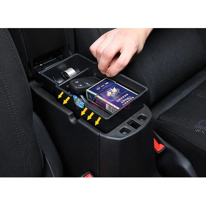 For Jeep Renegade 2016-2018 Thicken Car Organizer Armrest Glove Storage Box Center Container Tray Car Styling Accessories