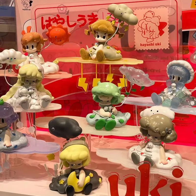 

Слепая коробка UKI Moods and Weather, Mystery Box, случайная фигурка, Коллекционная игрушка, украшение для рабочего стола, подарок на день рождения