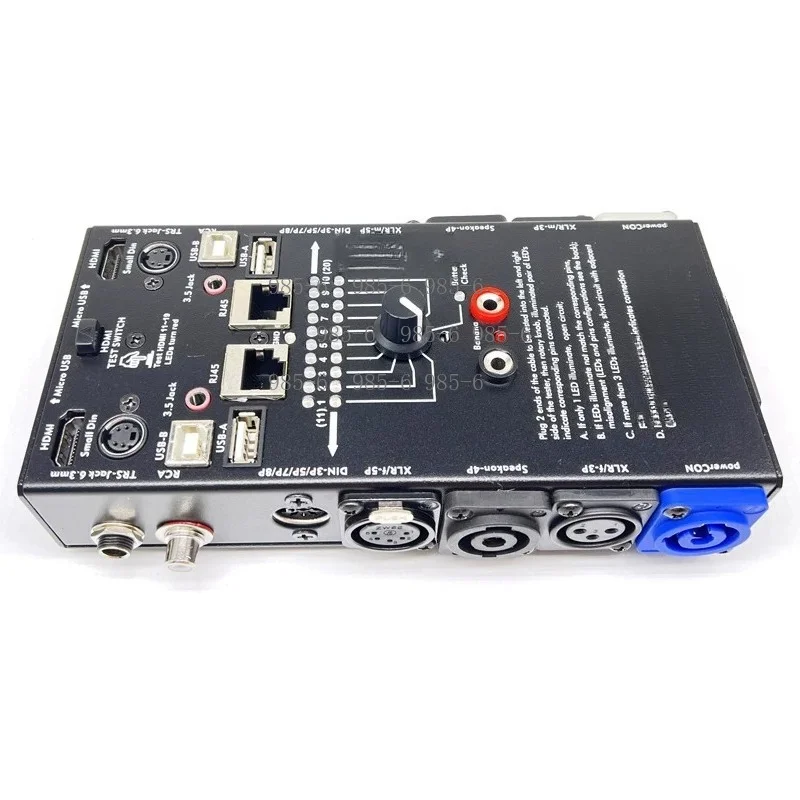 Multi-functional Cable Tester CT-04F, Applicable to XLR, HDMI and Audio Signal Cables