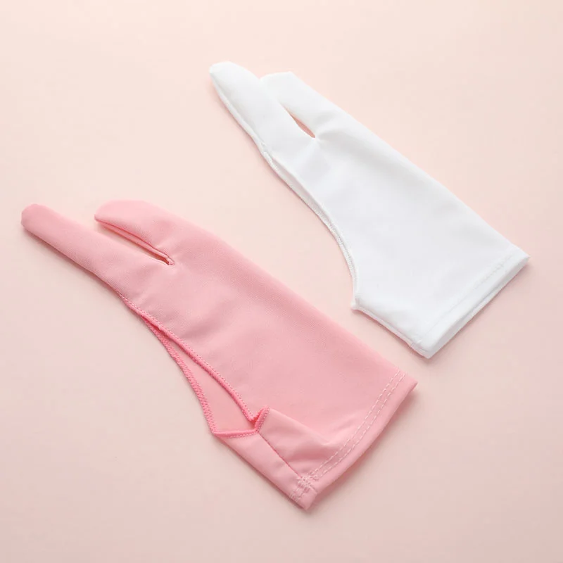 Two-finger Drawing Glove Suitable For Both Anti-fouling Glove For Drawing Tablet