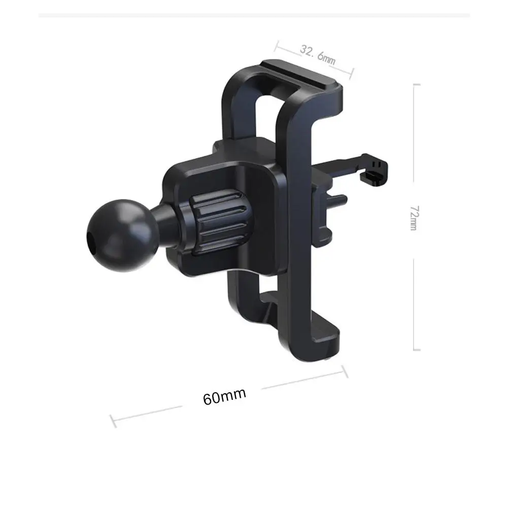 Universal Car Air Vent Clip Cellphone Holder Stand 17mm Ball Head Base Car Air Outlet Hook Clamp Accessories Auto GPS Brackets image 6