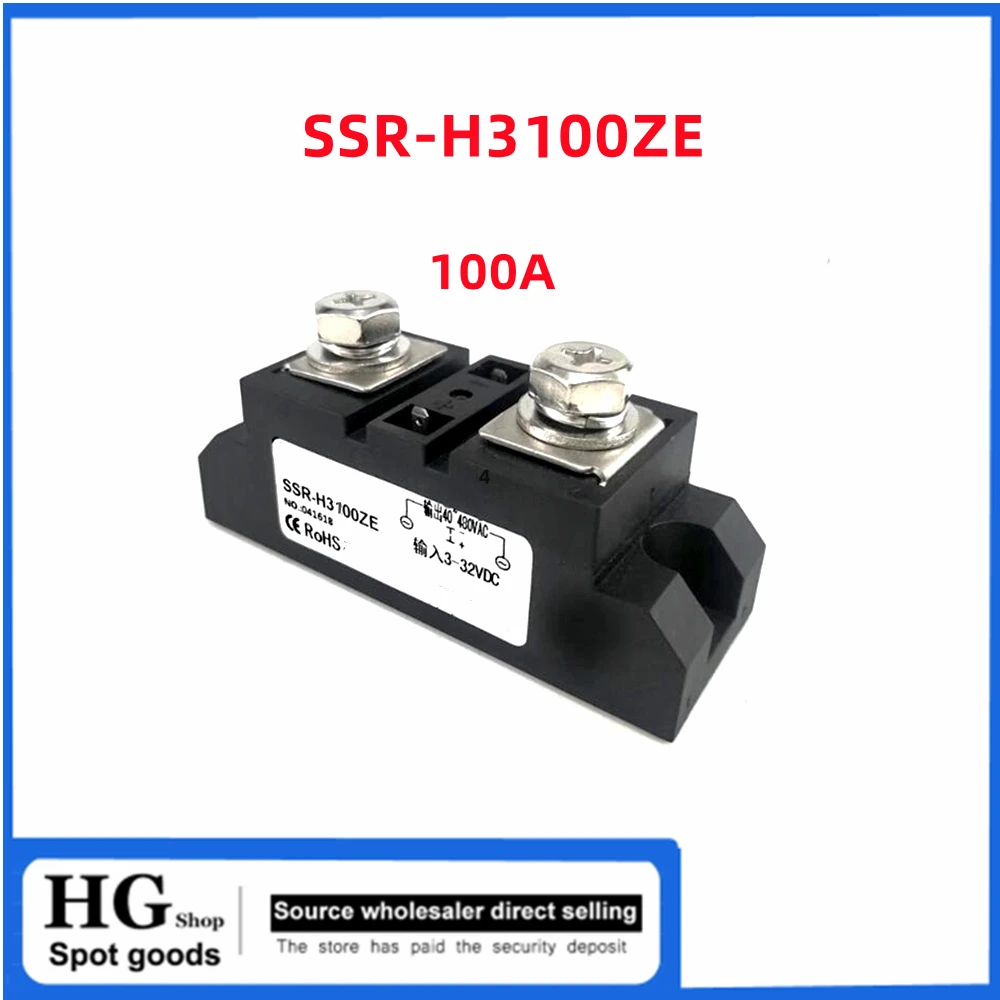 Relé de estado sólido Industrial SSR-H360ZF, 60A, 80A, 100A, 120A, 150A, 200A, 250A, 300A, 400A, CC 24V