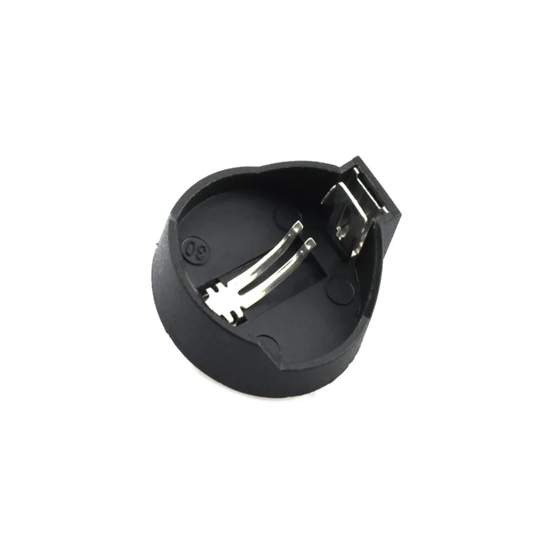 3V CR2032 CR2025 CR2016 Coin Cell Battery Holder Case Black Coin Cell Button Socket Holder Case