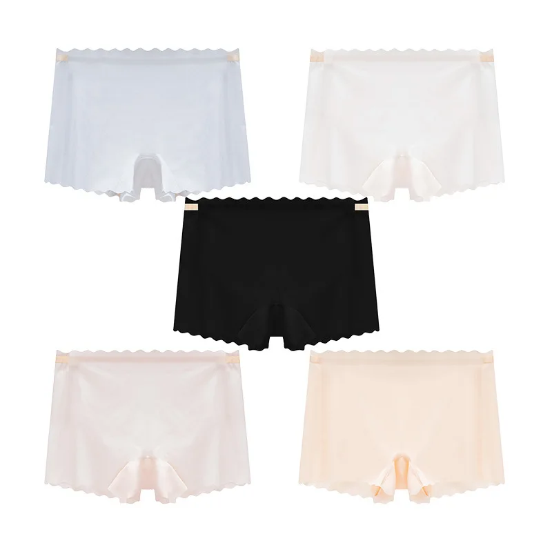 Women High Elasticity Safety Panties Plus Size Anti-Chafing Shorts Sexy Seamles…
