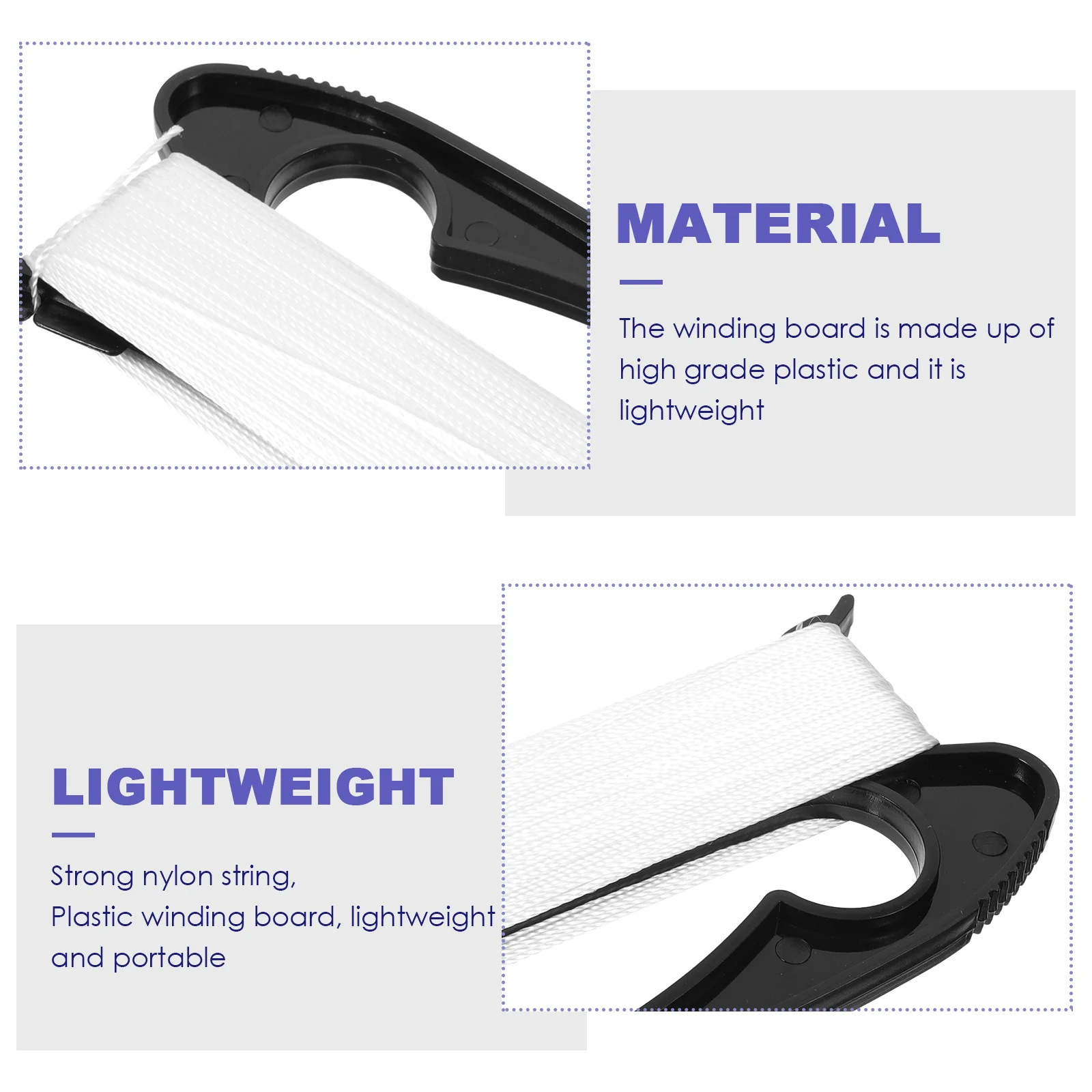 

100M Flying Kite String Lightweight Plastic Winding Board Nylon Line Outdoor Sports Tool Kite Accessories