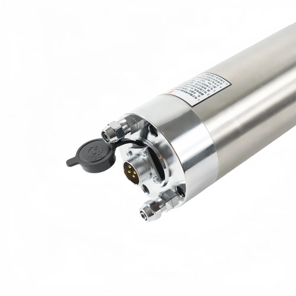 GDK80-12-24Z/1.2-2.4 Motore mandrino a coppia elevata per la fresatura dei metalli 2,2 Kw 4 poli Coppia elevata a bassa velocità