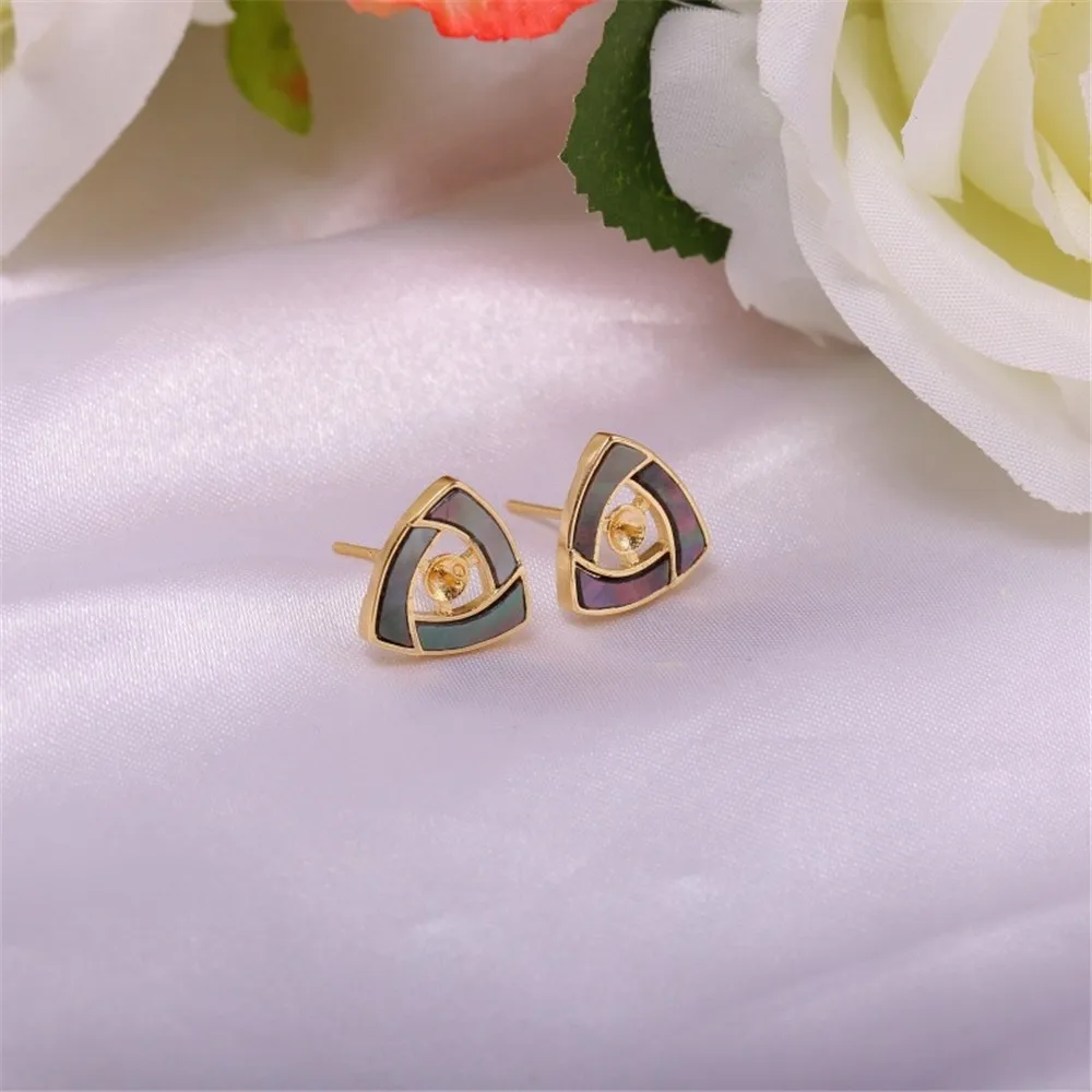 14K Gold Plated Brass Round Earring Hooks,Pearl  Accessories For Earrings,Shvenzy Earwires Fasteners,DIY Earring Findings