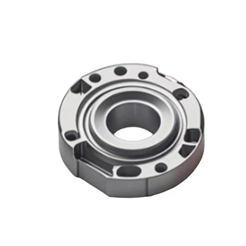CNC aluminum alloy blue anodized with metal composite precision machining mechanical connection block assembly