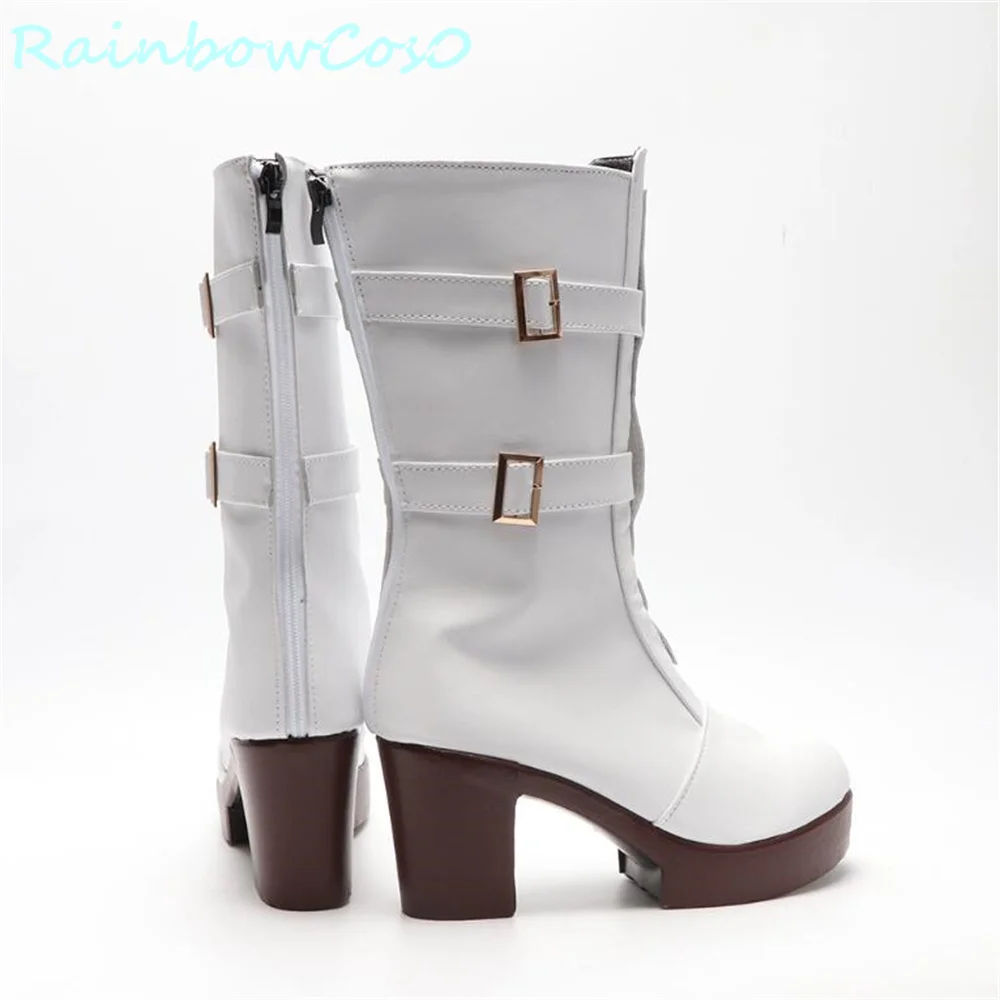 heathciff Promise of Wizard Cosplay Shoes Boots Game Anime Halloween Christmas RainbowCos0 W3566