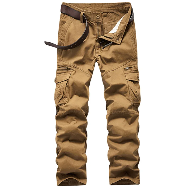 

New Fashion Military Style Tactical Cargo Pants Men Casual Straight Loose Baggy Trousers Streetwear Pockets Clothing